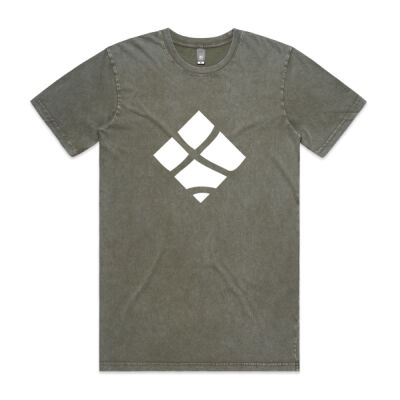 Mens Square Stone Wash Staple Tee  Thumbnail